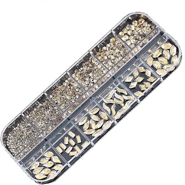 Krystaller Neglekunst Rhinestones til Neglekunst Håndværk Tøj Sko DIY Dekoration Smykke Tilbehør