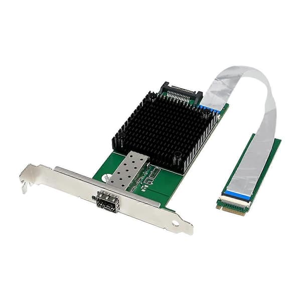 Server Netværkskort M.2 B+M KEY 8-Kanals Single-Port 10GbE SFP Ethernet NIC Netværkskort til Win10 FreeBSD Linux System