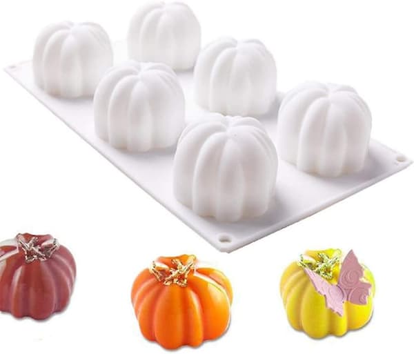 Silikoneforme til bagning af moussekage, 3D-bageforme dessertforme til kager trøffelpudding gelé cheesecake påskedagsgave, Halloween græskar Sh
