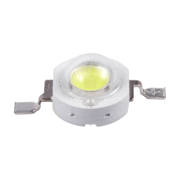 100 st High Power 2-stifts 3W Vita LED-pärlor 170-190lm 6000k