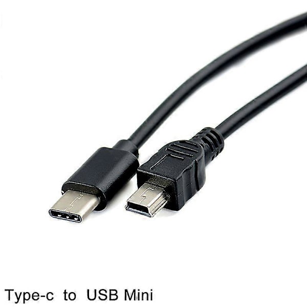 USB Type-c - Mini USB -kaapeli USB-C uros - Mini-B uros -sovitinmuunnin