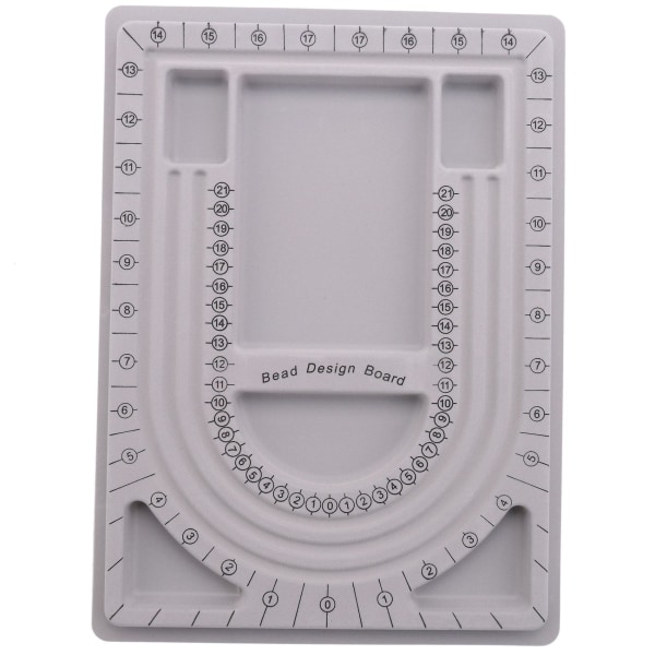 2 stk Perle Designbrett Armbånd Designbrett Flokket Perlebrett Halskjede Perling Smykkeorganisator