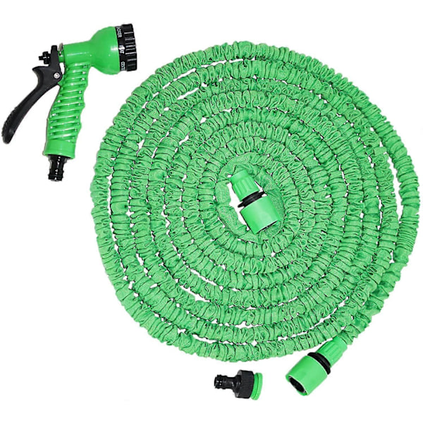 Have-Gardens Udvidbar Have Slange, Sammenklappelig Slange med Krog, 7 Funktioner, Udvidbar Have Slange med 7 Dyser, 30m.