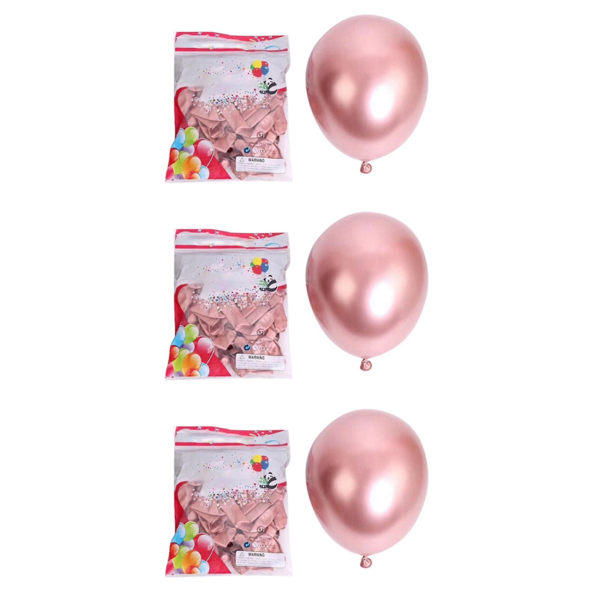 150 st 10 tums metalliska latexballonger Tjocka krom glänsande metallpärlballongballonger för fest dec