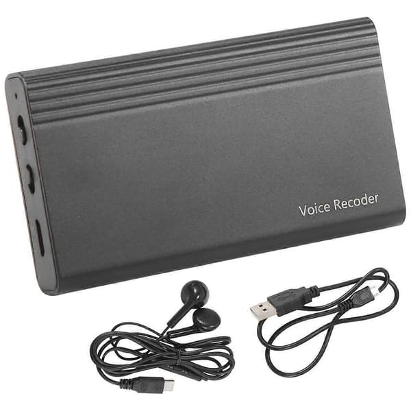Stemmeaktiveret optager Mini Digital Audio Diktafon Professionel Stemmeaktiveret Lydoptager