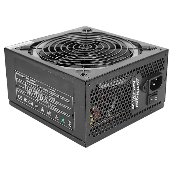 Computer Strømforsyning RGB Farve Blæser Elektronisk Komponent ATX 24-PIN 14CM 110-230V EU Stik
