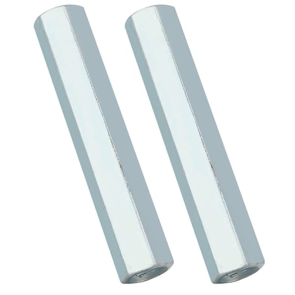 2 stk. M8 * 66 Lang Stangmutter Sekskantet Hylsemutter Avstandsstykke Gjenget Festemateriell YEMAA
