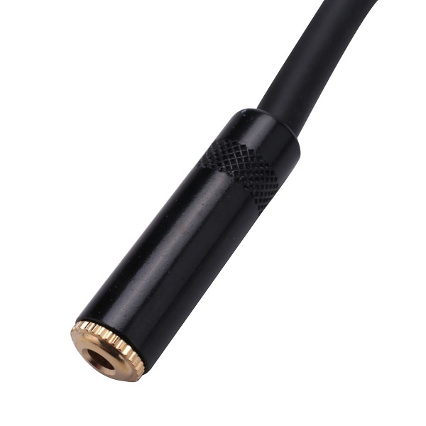 0,3 M tråd 3-stifts XLR hane till 3,5 mm hona ljudkontakt Stereomikrofonadapter