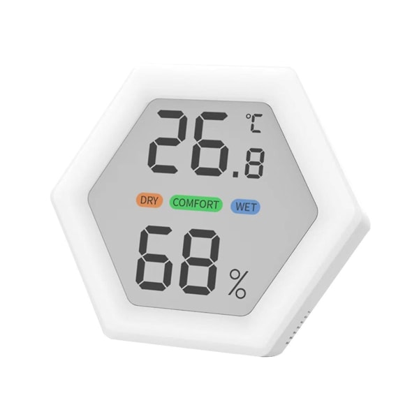 Innendørs termometer Trådløst hygrometer termometre for uteplass hjemme drivhus