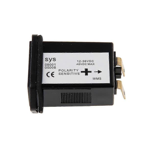 Digital timeteller displayteller 12-36v egnet for biler, lastebiler og generatorer som sporer driftstimer