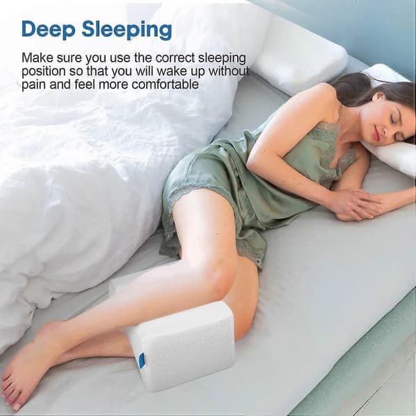 Kneepute av Memory Foam, Benpute for Soving, for Sidesovere og Gravide Kvinner