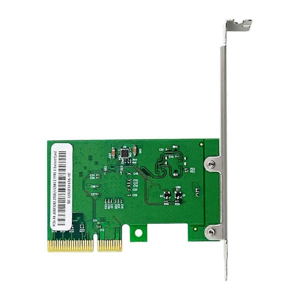PCI-E X4 - USB 3.2 20Gbps Type-E laajennuskortti Verkkoadapterikortti ASM3242-siru Windows 7/8/10:lle
