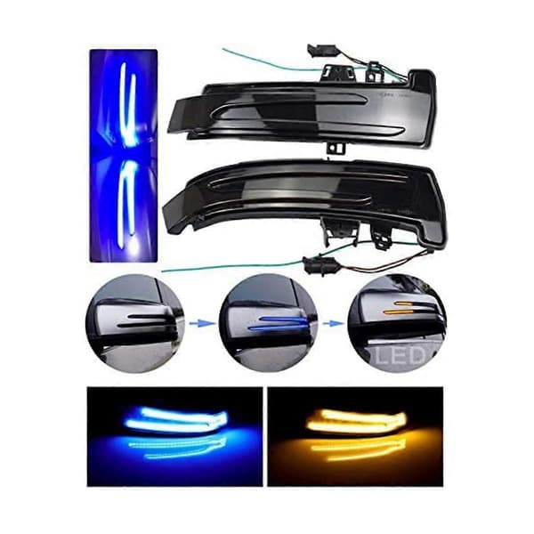 Dynamiske LED sidespeil blinklys sekvensielle blinklys for /C/E/S/CLA/GLA// W176 W246 W204