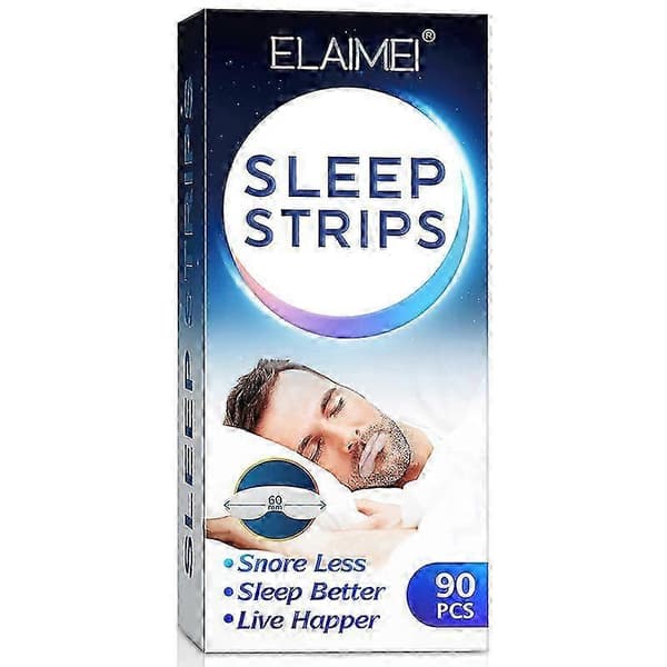 90 stk. Søvnstrips Sovende Mundtape Anti-snorken Lukket-mund Plaster