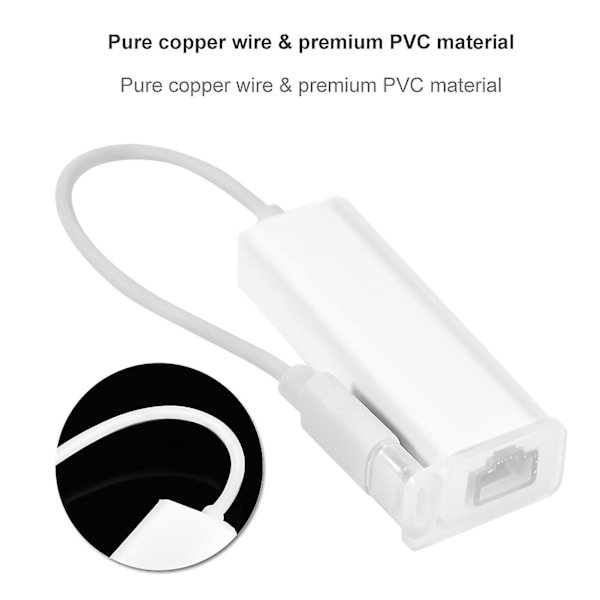 USB-C till RJ45 Ethernet-adapter för MacBook USB-C Laptop
