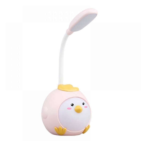 Tegneserie Mini LED Liten Skrivebordslampe Skrivebordslampe Studenthjem Øyebeskyttelse Læring Nattlampe Takprojektor Lys Sensorisk Lys, Hjem Soverom S