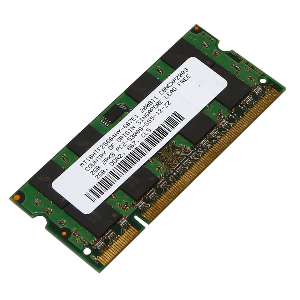 2 Gt DDR2 RAM-muisti 667 MHz PC2 5300 Kannettava RAM Memoria 1.8 V 200-nastainen SODIMM Intelille ja AMD:lle