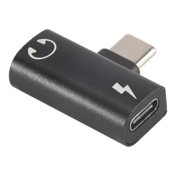 USB Type C til 3.5mm Jack AUX Audio Hodetelefonadapter Audio Konverter