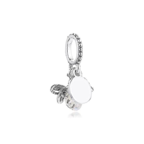 Lysende Ildflugt-Charm, Charm (1 Styk, Sølv)