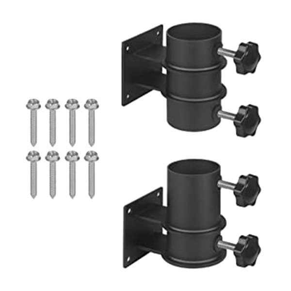 Parasollholder for terrasse, parasollstativ, kraftig parasollfot og klemme for rekkverk eller dekk på terrasse og gårdsplass