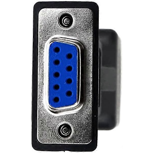 Rj45 - Rs232, Sarjaportti Db9 9-nastainen uros-naaras Rj45 Cat5e/6 Ethernet/lan-jatkoadapterinaarasliitin