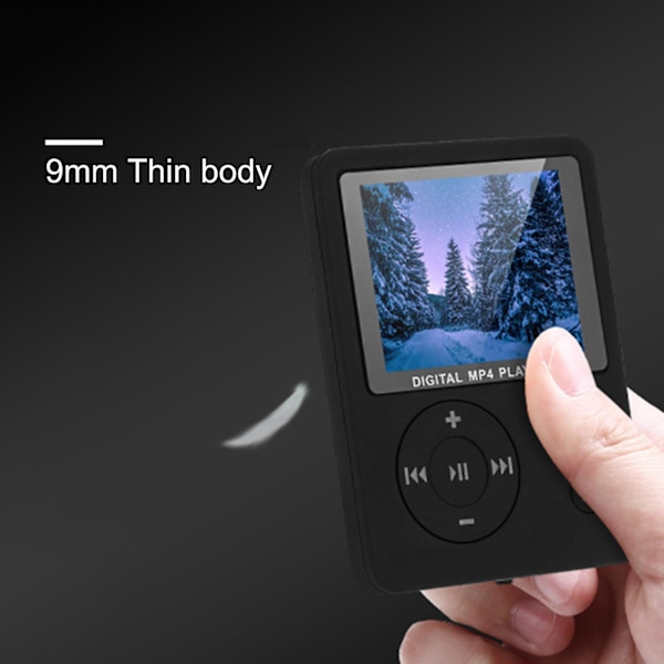 Kannettava Mini 1,8 tuuman värillinen näyttö MP3 MP4 musiikkisoitin AMV-videoformaatilla