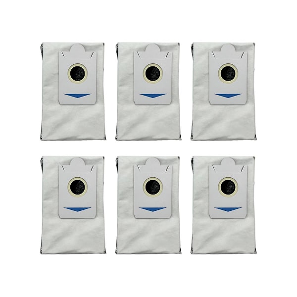 6pcs Dust Bags For Deebot X2 / X2 Pro Robot Vacuum Cleaner Parts Activated Carbon Sterilization Gar