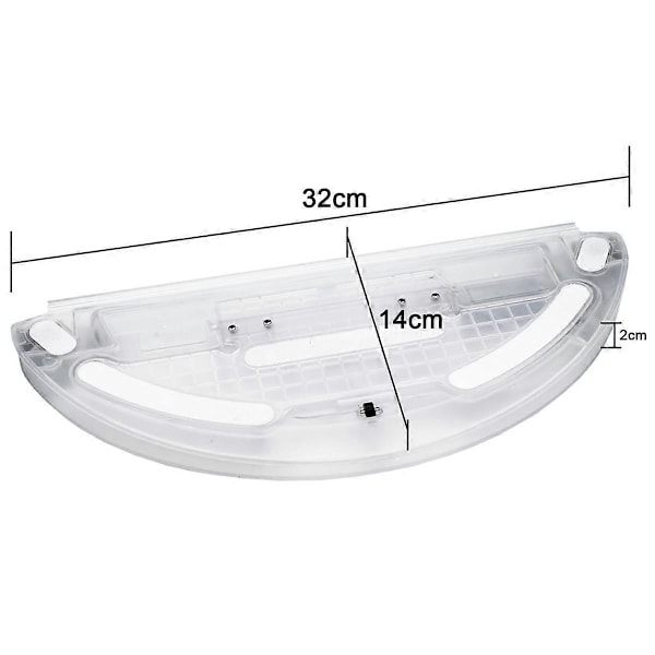 Ny vattentank för Mi Robot Vacuum Mop 2 Pro MJST1SHW Vattentank Dammsugare Reservdelar Tillbehör