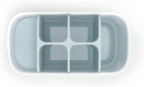Joseph Joseph Easy-store - Stor tandborsthållare, badrumsförvaring - Vit/blå JKW