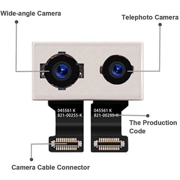 Takakamera Takakameran pääkameran vaihto iPhone 7 Plus 7P:lle korjaustyökaluilla