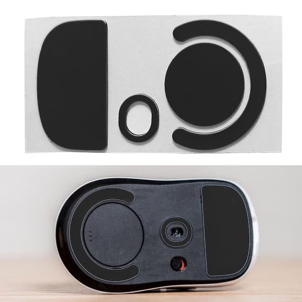 1 sett Museføtter Museglider for Logitech G Pro X Superlight Glides Kurvet Kant