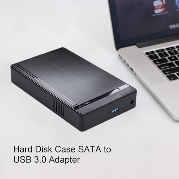 1 Sæt 2,5/3,5 tommer HDD Kabinet Driver-fri Smart Sleep Data Opbevaring ABS Harddisk Case SATA til USB 3.0 Adapter til Hjemmet