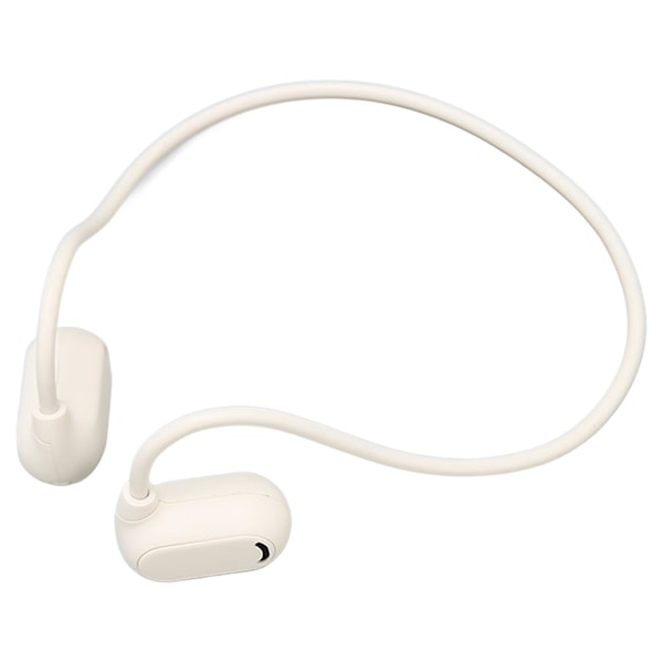 Åpne Øre Bluetooth Hodetelefon Stereo Lossless Oppladbart Trådløst Headset for Løping Kjøring Trening Hvit