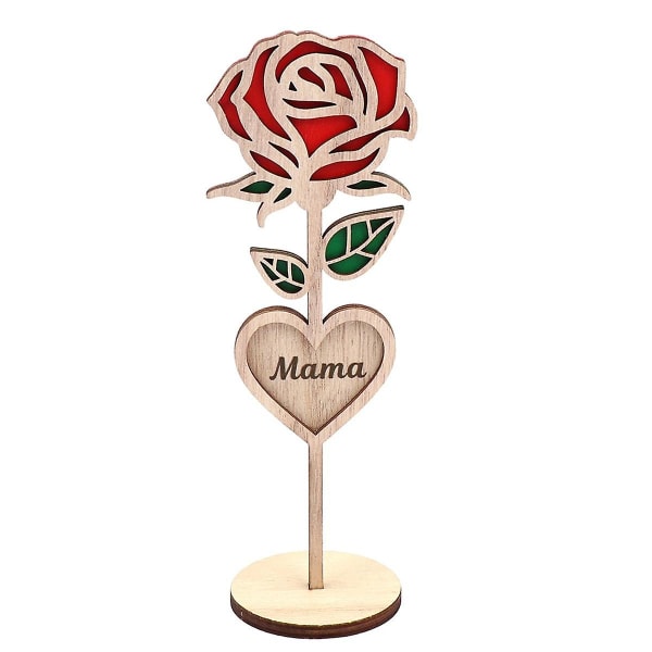 Wood Mama Rose Mom Gifts Rose, Rose Gifts for Her and Best Gifts for Mother Roses