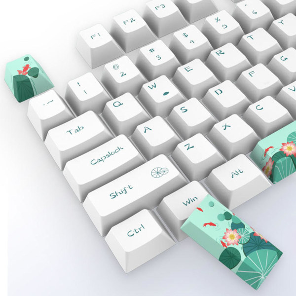 Mekaniske tastaturtastaturer for 108-tasters 5-side Dye Sublimation Pbt Game Keycap