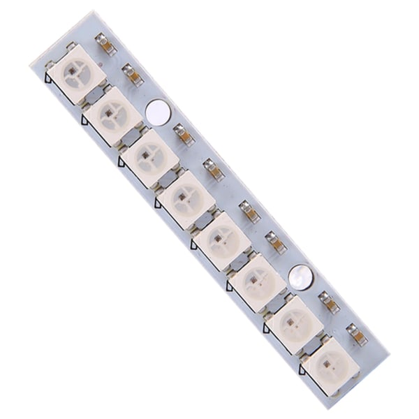 8 x WS2812b 5050 RGB Kørsels-LED-lysbræt Strip Indbygget Fuld Farve til Naze32 CC3D