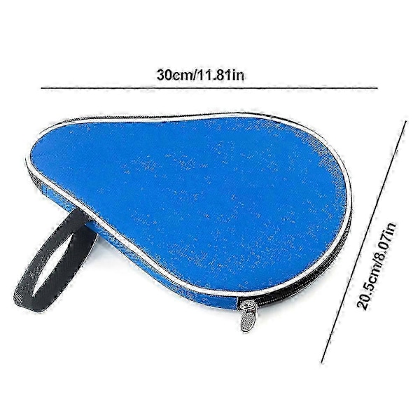 Racketväska med bollförvaringsficka Bordtennisracketfodral Vattentät innerfoder Skydd