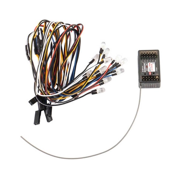X6dc 2,4g 6ch-mottaker med lyskontrollkortmodulsett for utskifting av Rc-bilsender