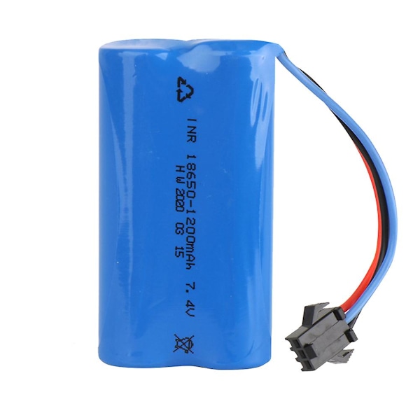 Litiumbatteri för fjärrstyrd bil - 7.4V 1200mAh Ersättning
