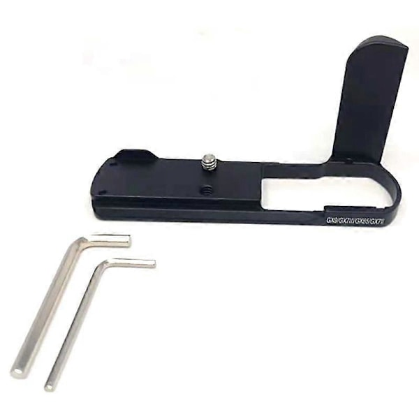 L-brakett kamera, håndgrep hurtigutløserplate L-brakett for GX9/GX85/GX80/GX7III kamera L-brakett