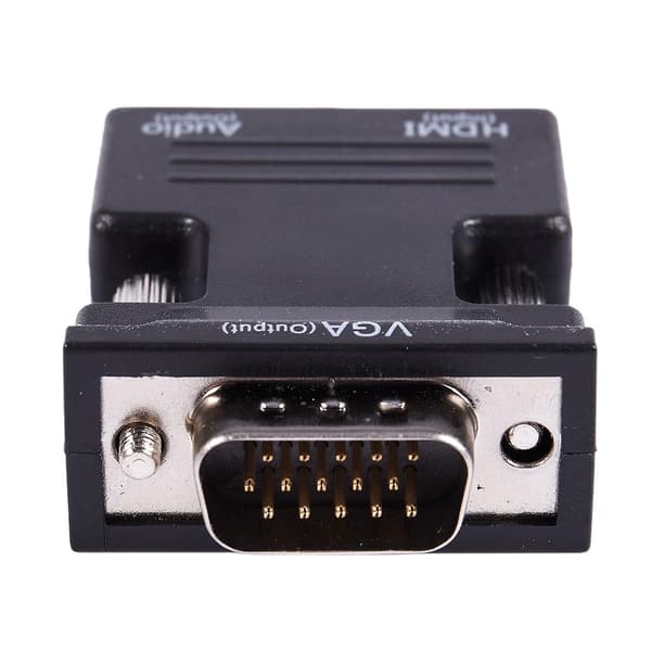 1080P HDMI Hun til VGA Han med Lydoutput Kabel Konverter Adapter