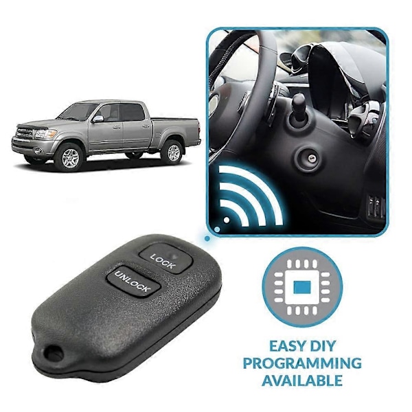 Bilnyckel Fob Nyckelfri Ingång för Toyota Tacoma Tundra Celica Corolla RAV4 Sienna Scion XA XB BAB237131-056 RS3200