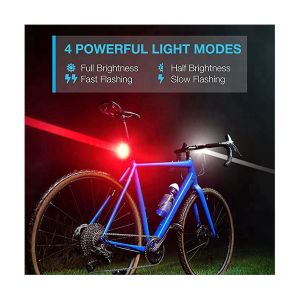 Led Light Kit Usb oppladbart, lett lys, kompakt og vanntett, langvarig 500 mah batteri