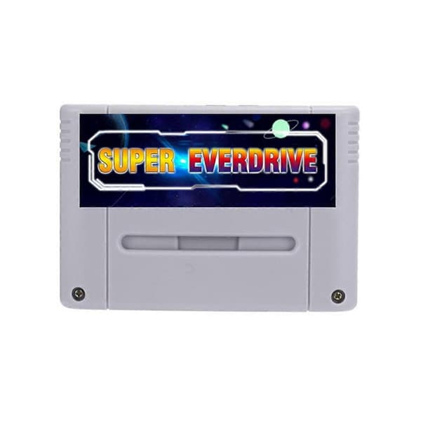 Super 800 i 1 Pro Remix Spilkort til SNES 16 Bit Videospilkonsol Super EverDrive Patron, Grå