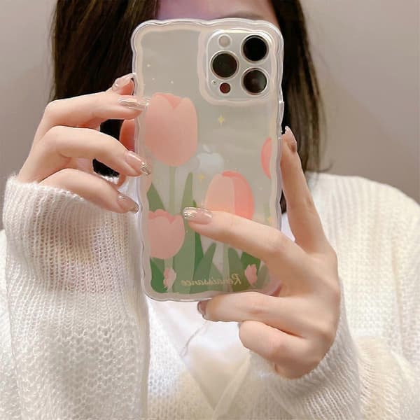 Puhelinkotelo Tulppaani Söpö Kuvio Iphonexr:lle