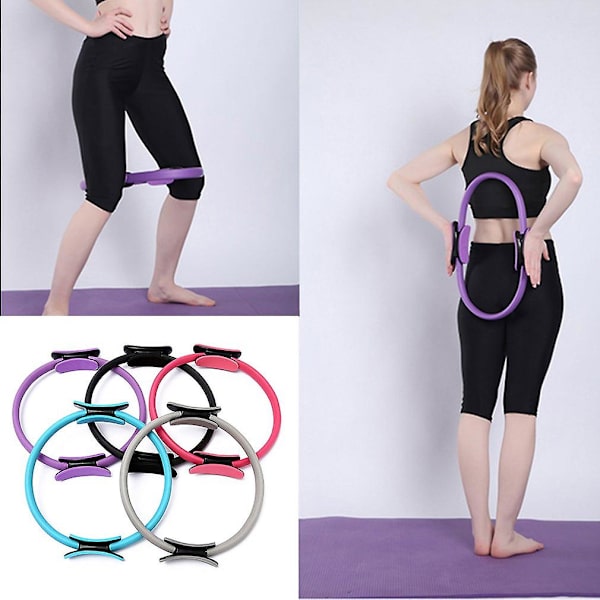 Pilates-rengas Mukava Kahva Liukumaton Kestävä Urheilukoulutusrengas Naisille Fitness Kinetic Resistance Circle Jooga Ympyrä