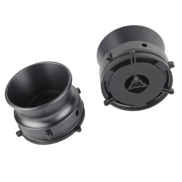 1 par NAB Hub-adaptere Professionel Poleret Aluminiumlegering 10 tommer Åbner til Studer ReVox til Akai til Teac Grå
