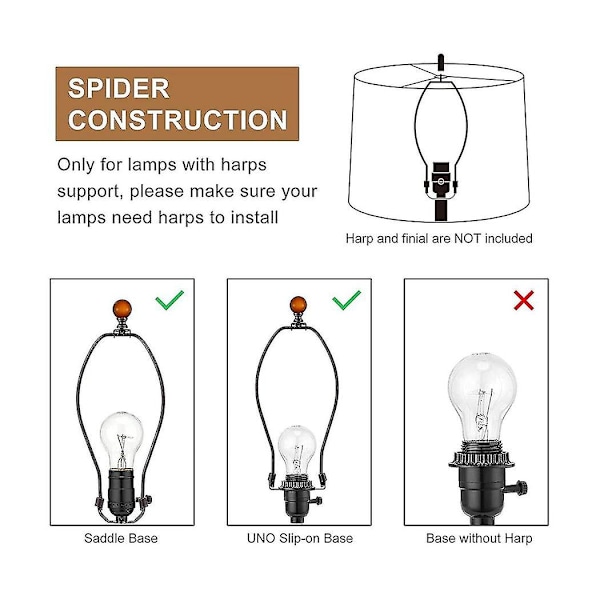 Lamp skärmar naturliga linne lampskärmar 12,6x11,6x9,8 tum höga ersättnings tyg lampskärmar för bordslampa golvlampa-b