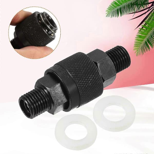 Hydraulinen pikaliitinsetti M14x1.5mm Urosputkiliitin Musta