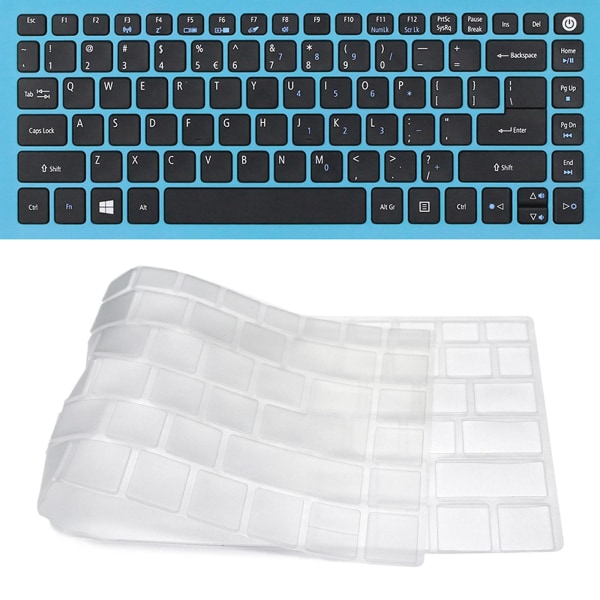 Premium ultratyndt tastaturcover til Aceraspire Soft-touch beskyttende hud